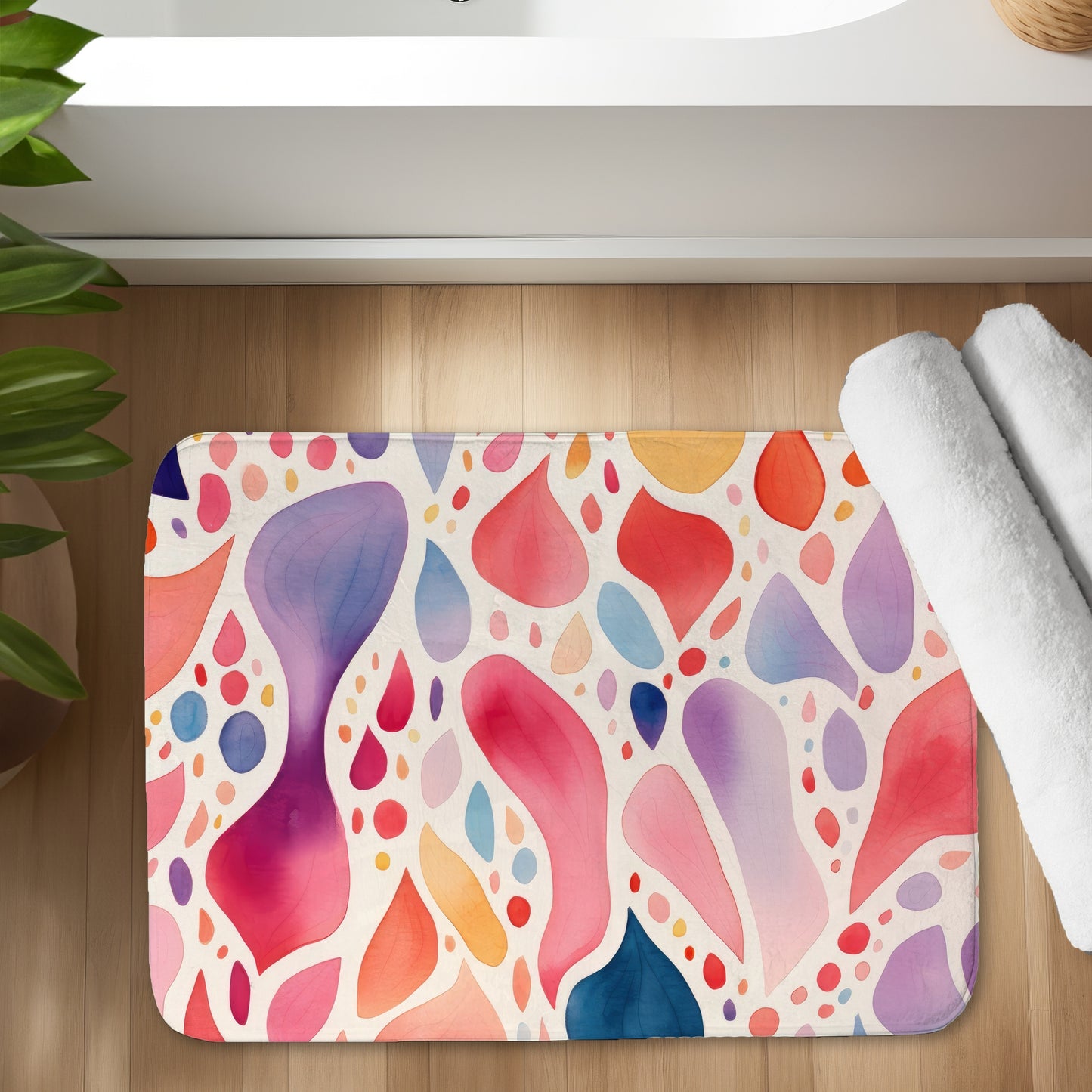 Splotches - 17"x24" Bath mat