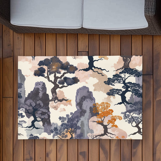 Voidless Beige Outdoor Area Rug - Stylish Home Decor Accent