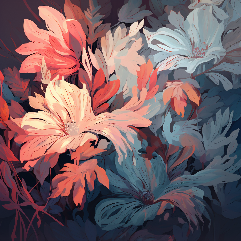 Silent charm - Turquoise Canvas Art for Home Decor