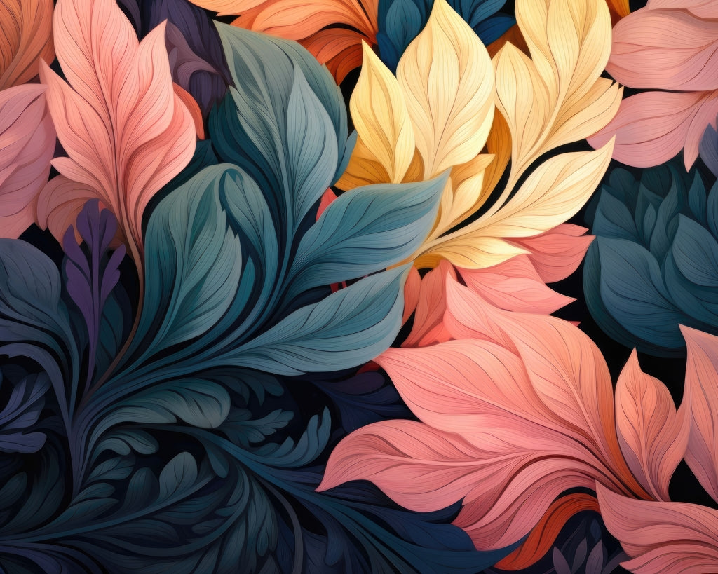 Pastel Bloom - Braided Polyester Placemat for Home Decor