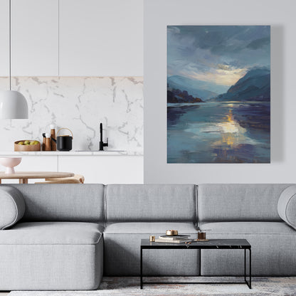 Obscure Gray Canvas for Elegant Home Decor | Modern Art