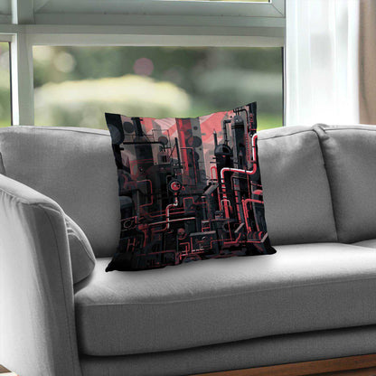 Industrial Empire Poly Twill Throw Pillow - Home Decor