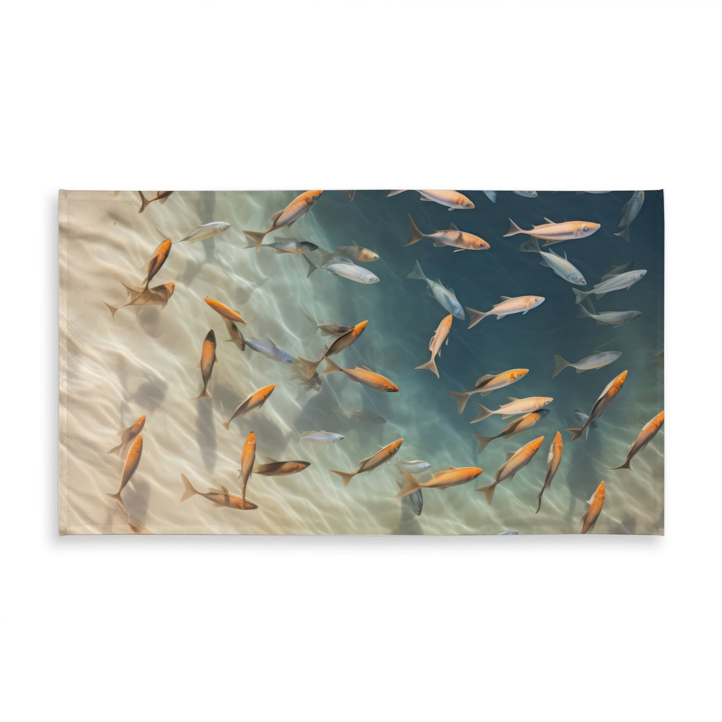 Away from the sand - Turquoise Indoor/Outdoor Tablecloth