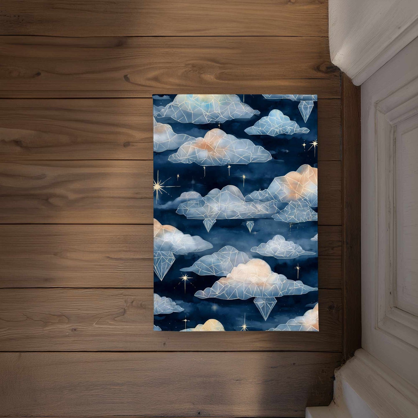 Paillasson Nuages de Cristaux Célestes | Décoration Intérieure Extérieure
