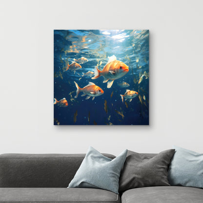 Free flow - 32"x32" Canvas