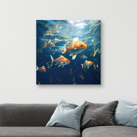 Free flow - 32"x32" Canvas