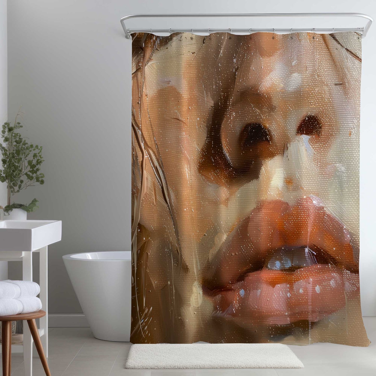 Rideau de douche Lust - Décoration élégante pour la salle de bain