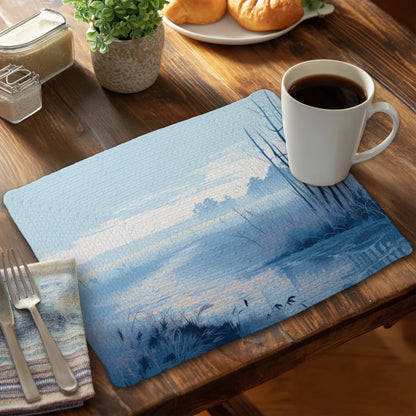 Cold swamp Braided Polyester Placemat | Home Decor Accent
