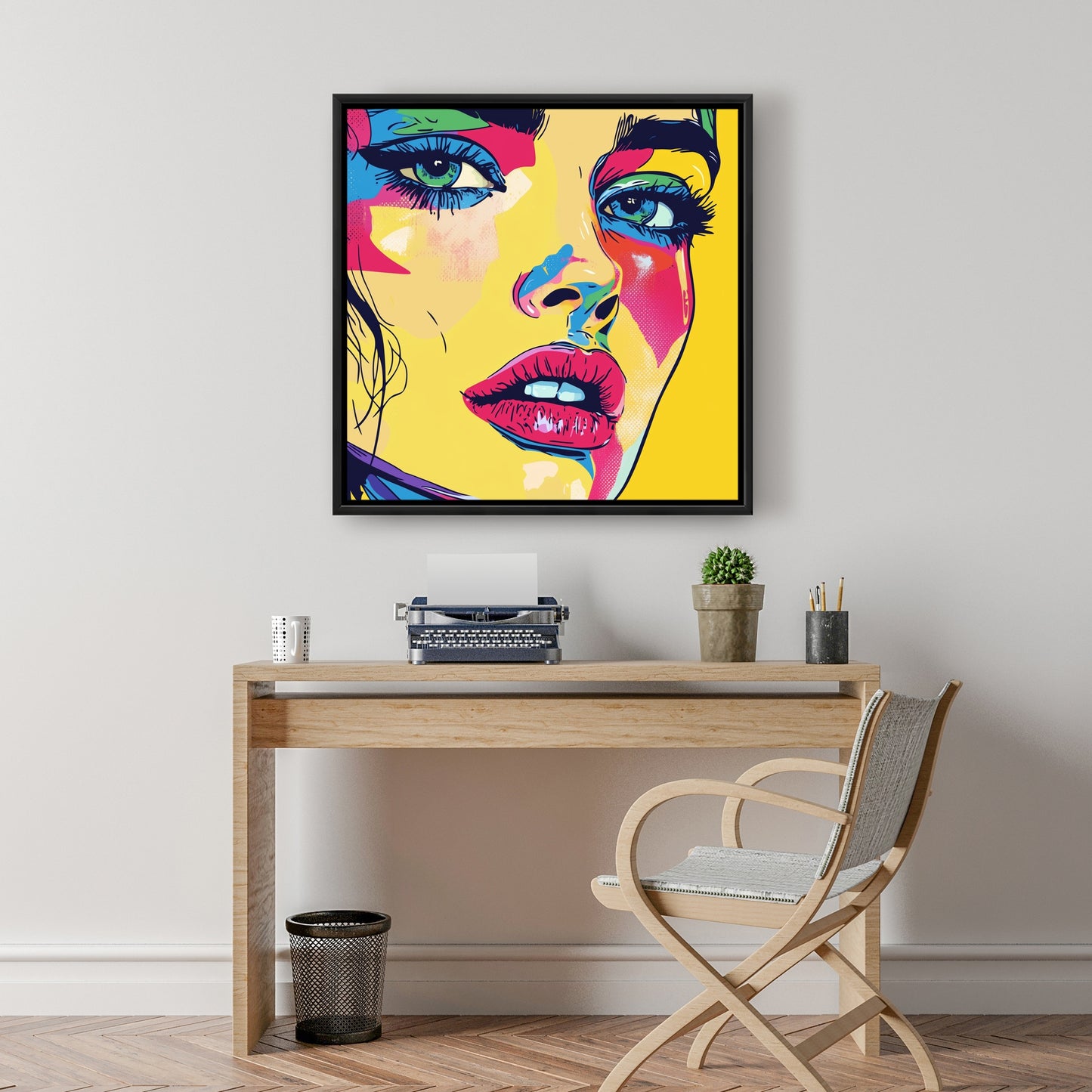 Glaze - 24"x24" Framed canvas