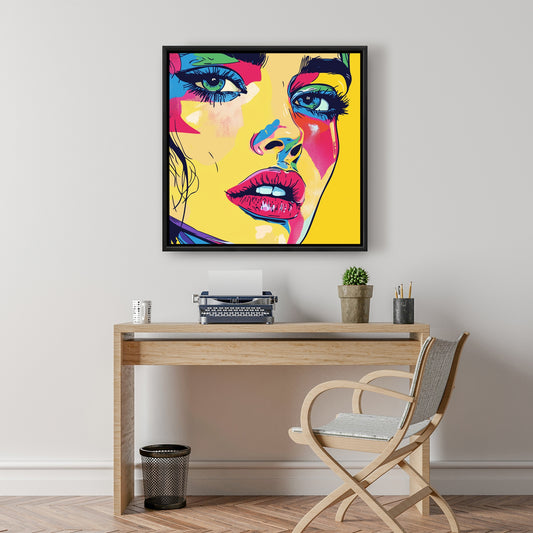 Glaze - 24"x24" Framed canvas