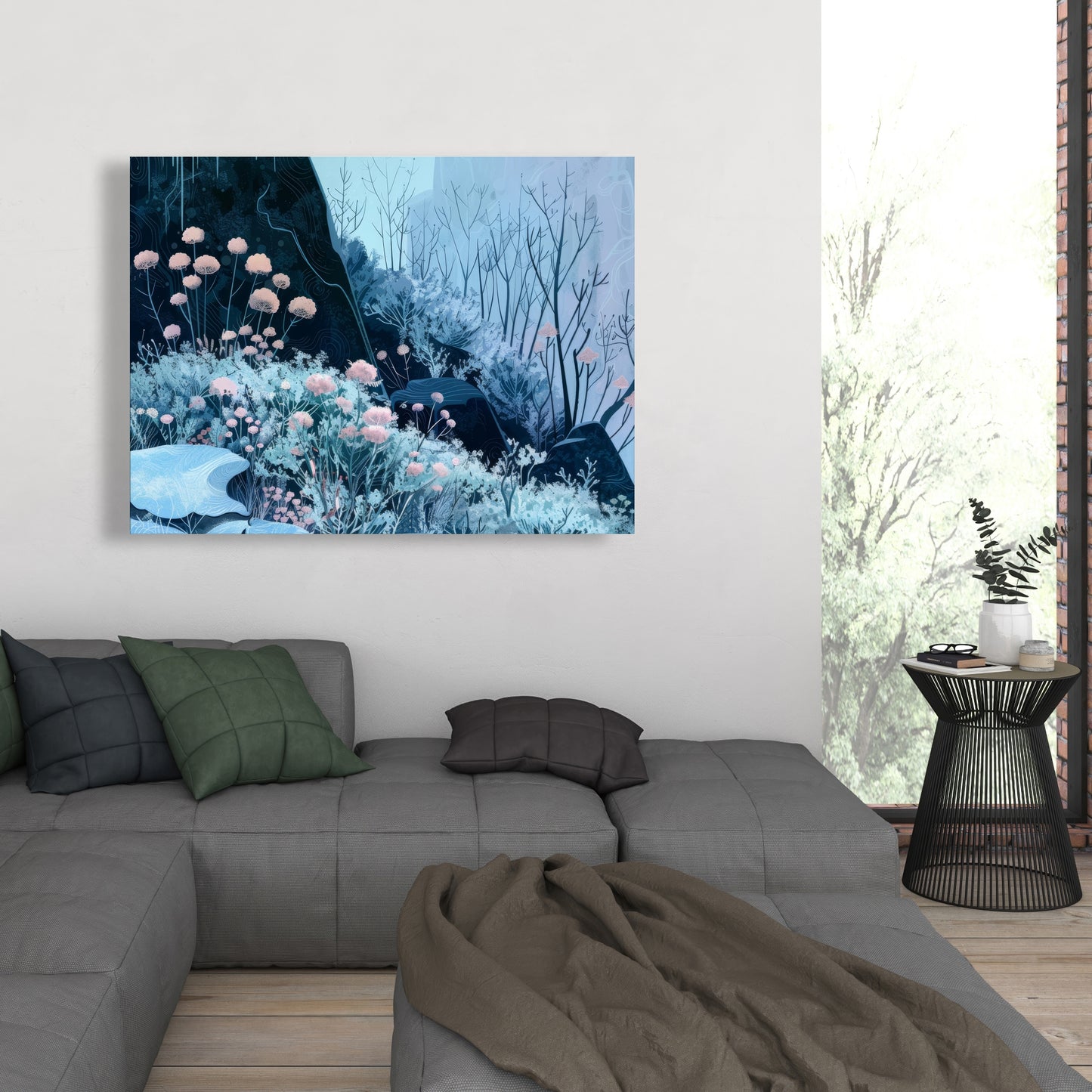 Annual freeze - 32"x32" Canvas
