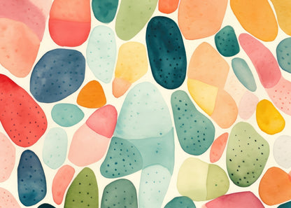 Seedy Shapes Turquoise Indoor Outdoor Door Mat | Home Decor