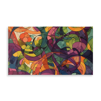 Converge Green Indoor Outdoor Tablecloth for Home Decor