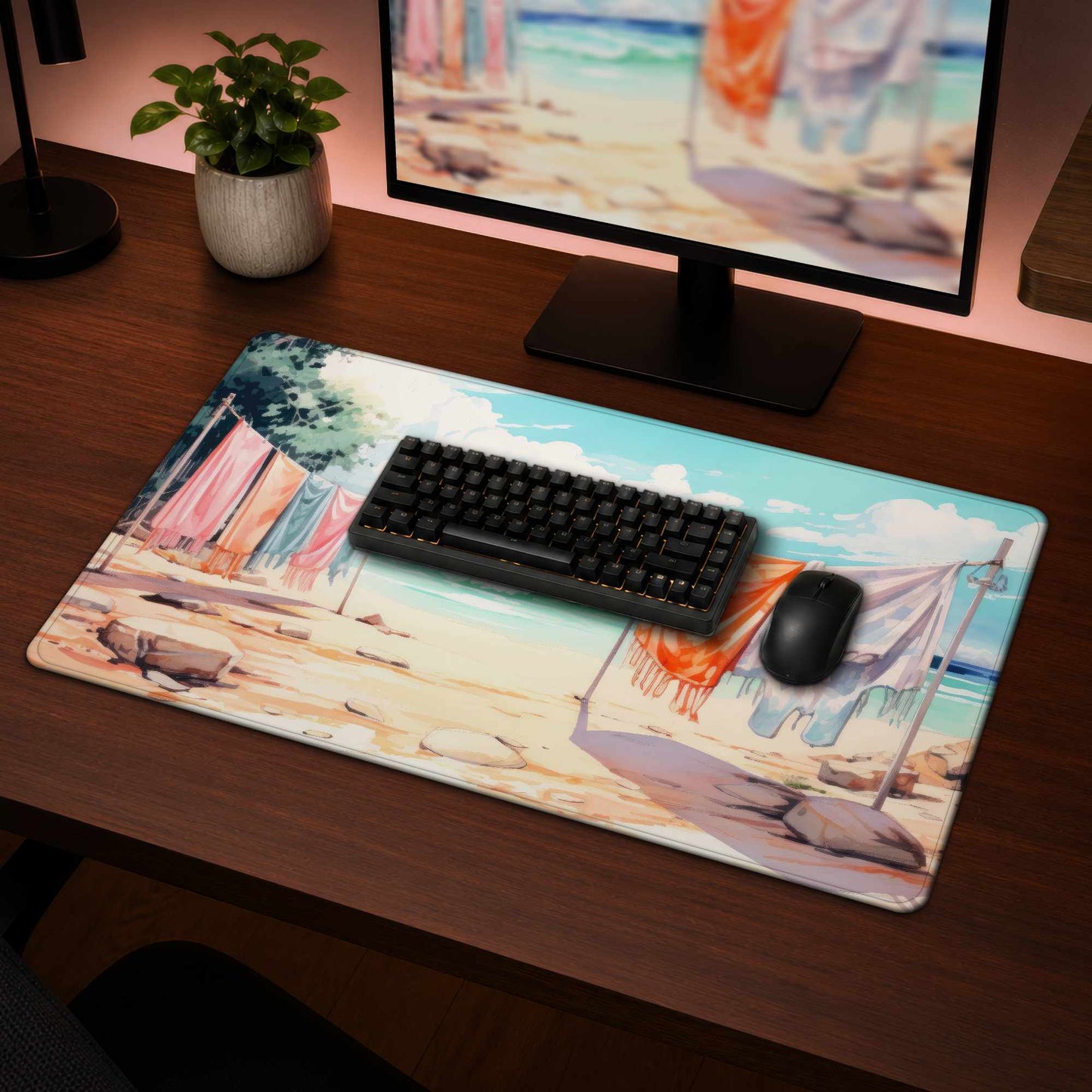 Sunny Side Desk Mat - Stylish Home Decor Essential