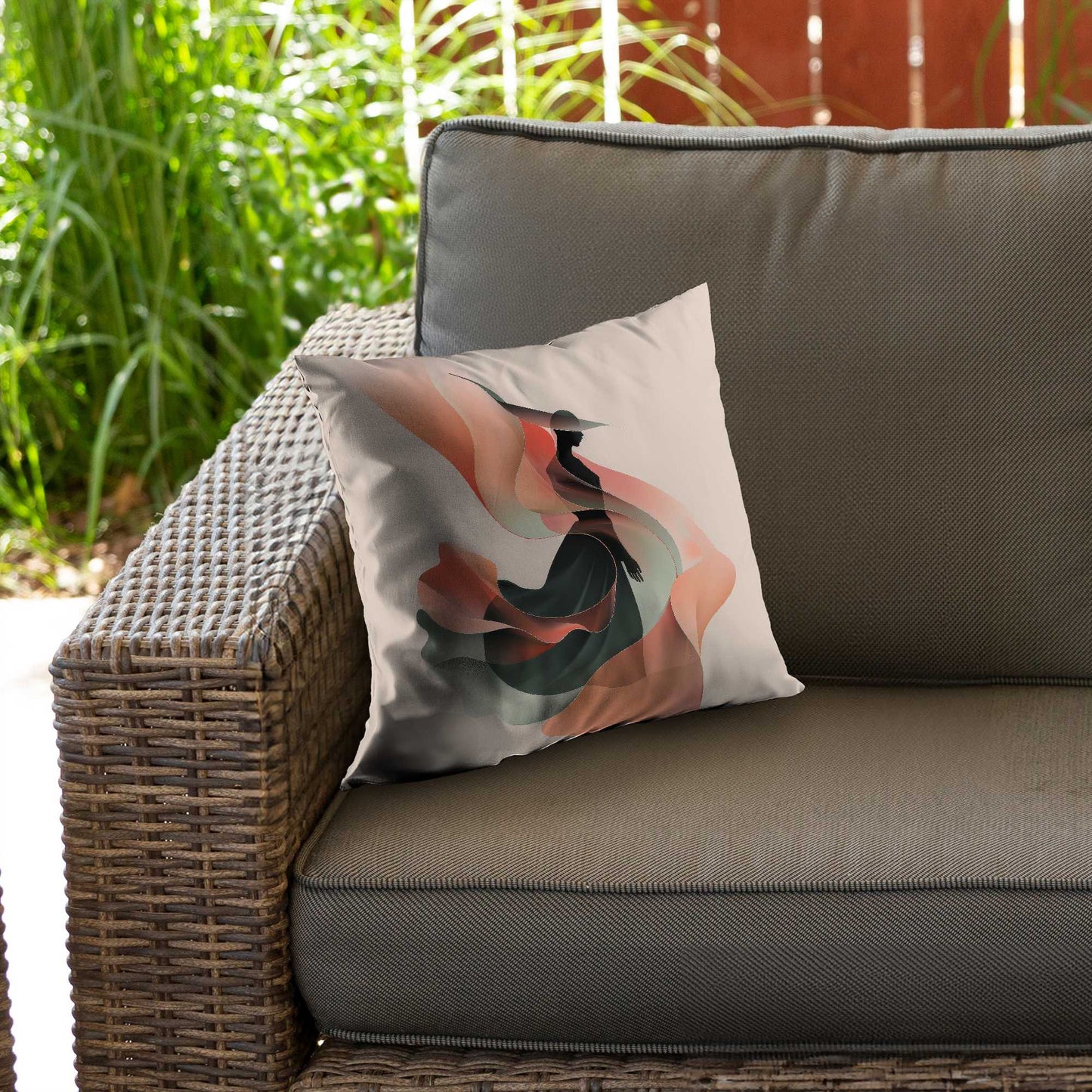 Elegance Poly Twill Throw Pillow - Stylish Home Decor Accent