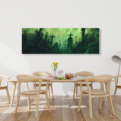 Reaching Hell - Black Canvas Decor Art for Modern Spaces