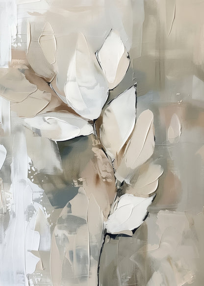 Leaf White Indoor Outdoor Door Mat - Home Decor Essential