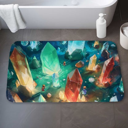 The Quest Blue Bath Mat | Stylish Home Decor Essential
