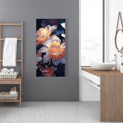 Pixie Flowers - White Canvas Home Decor for Elegant Spaces