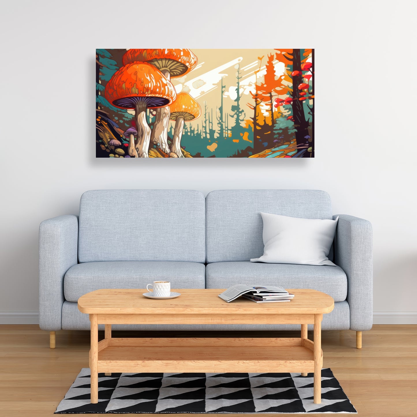 Wisdom Inbound - Red Canvas Art for Stylish Home Decor