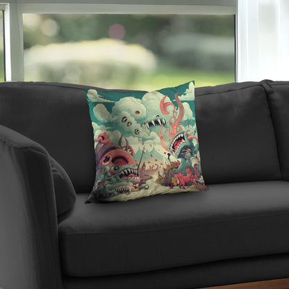 Unimaginable Red Poly Twill Throw Pillow Insert for Home Decor