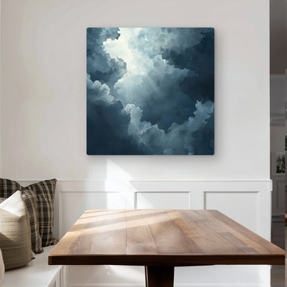Afterglow - Blue Metal Print for Stunning Home Decor