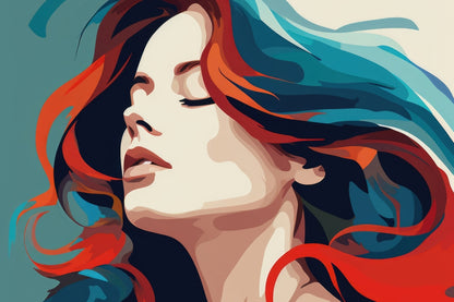 Zen - Turquoise Metal Print for Stylish Home Decor