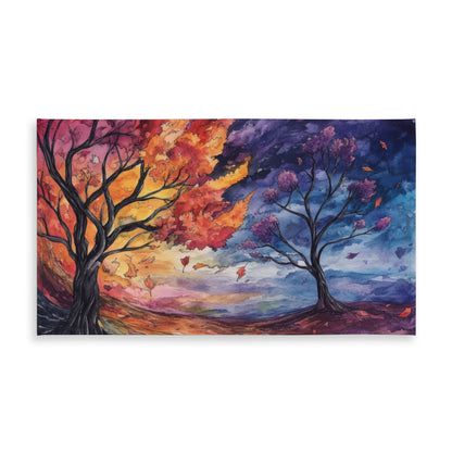 Before the Storm - Blue Indoor/Outdoor Tablecloth for Decor