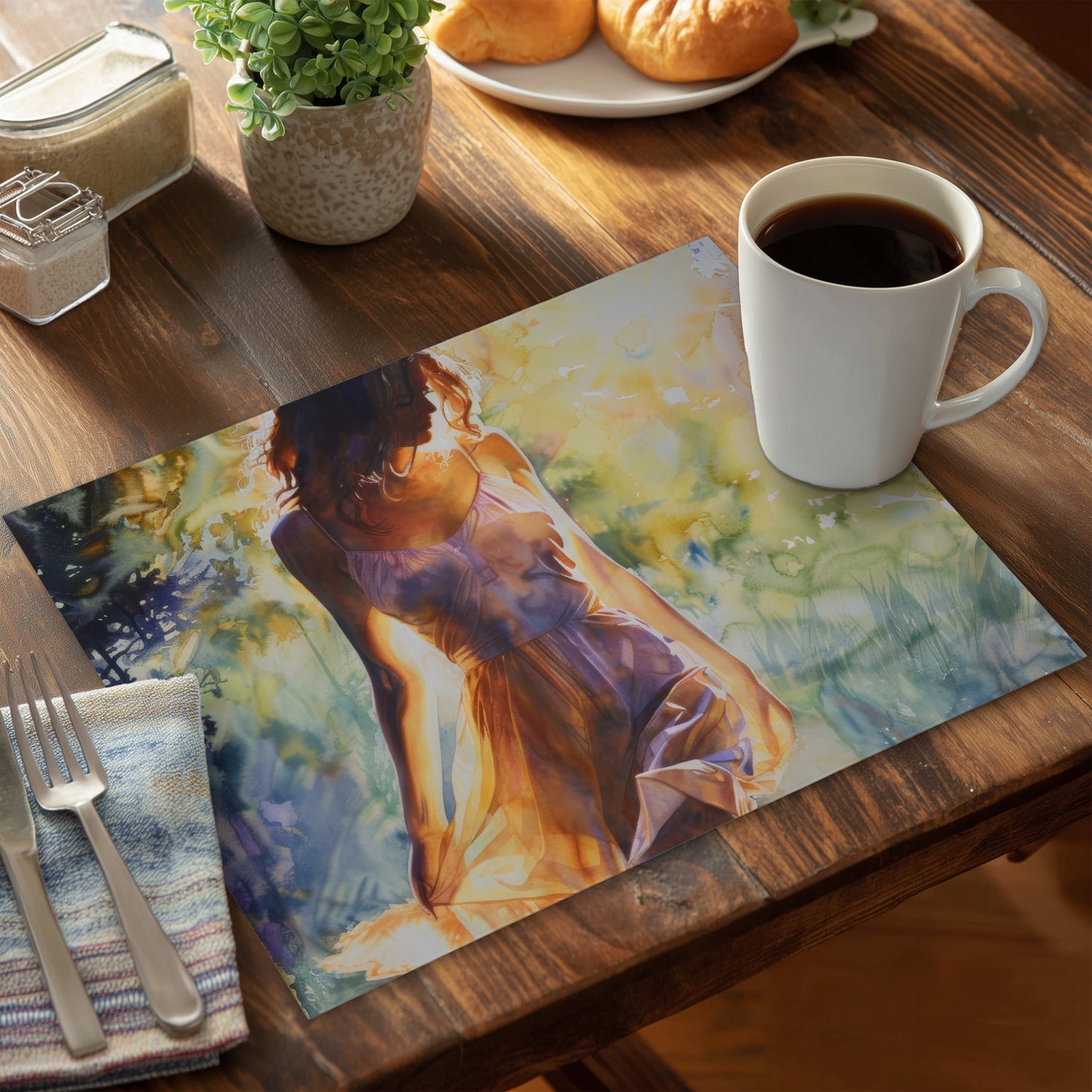 Out of the Water - Polyester Placemat for Home Decor
