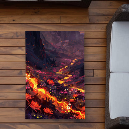 Bloom and Eruption Outdoor Area Rug for Home Decor | Stylish