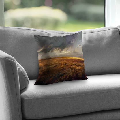 Before the storm - Poly Twill Throw Pillow for Home Decor