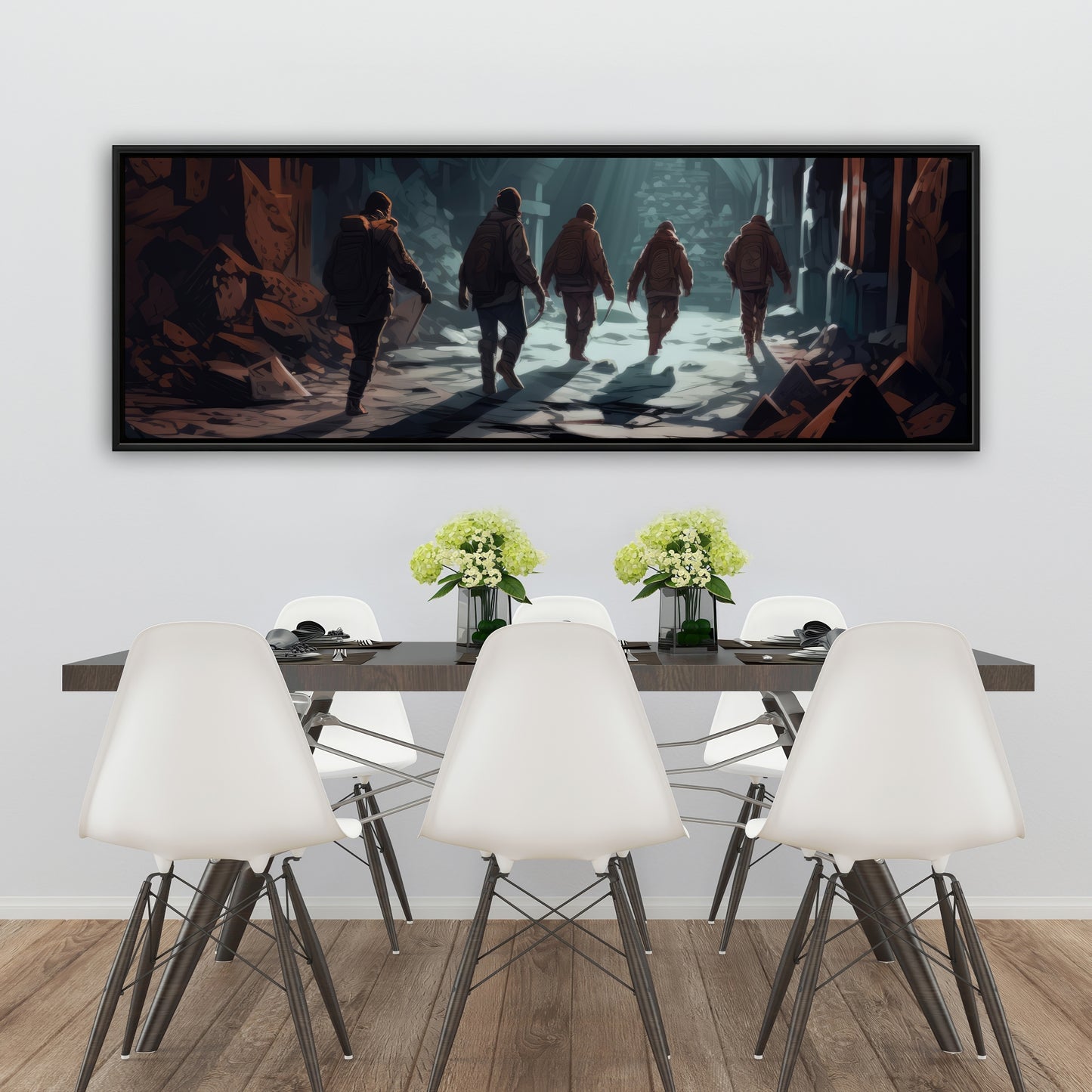 The catacombs - 36"x36" Framed canvas