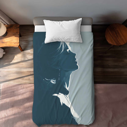 Housse de couette Silent Light Glow | Linge de lit douillet pour une décoration intérieure chaleureuse