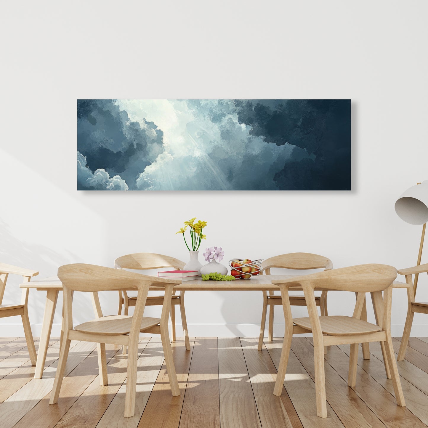 Afterglow - Blue Canvas for Elegant Home Decor | Unique Art