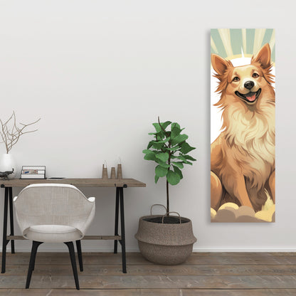 Who's a good boy - 32"x32" Canvas