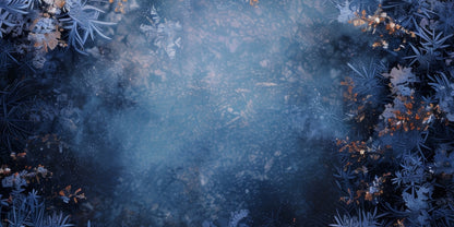 Frozen Black Desk Mat for Home Decor | Stylish & Durable
