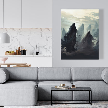 Searching for souls - 32"x32" Canvas