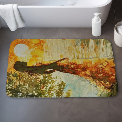 Peaceful sun - 17"x24" Bath mat