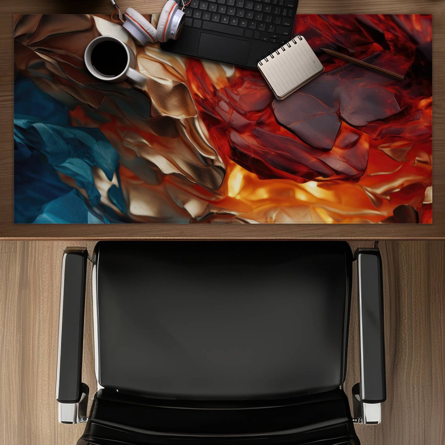 Mineral contrast - Desk mat - Print on demand