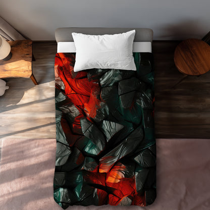 Hiding Under Black Duvet Cover - Stylish Home Decor Essential