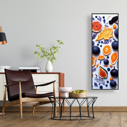 Fruity skins - 36"x36" Framed canvas