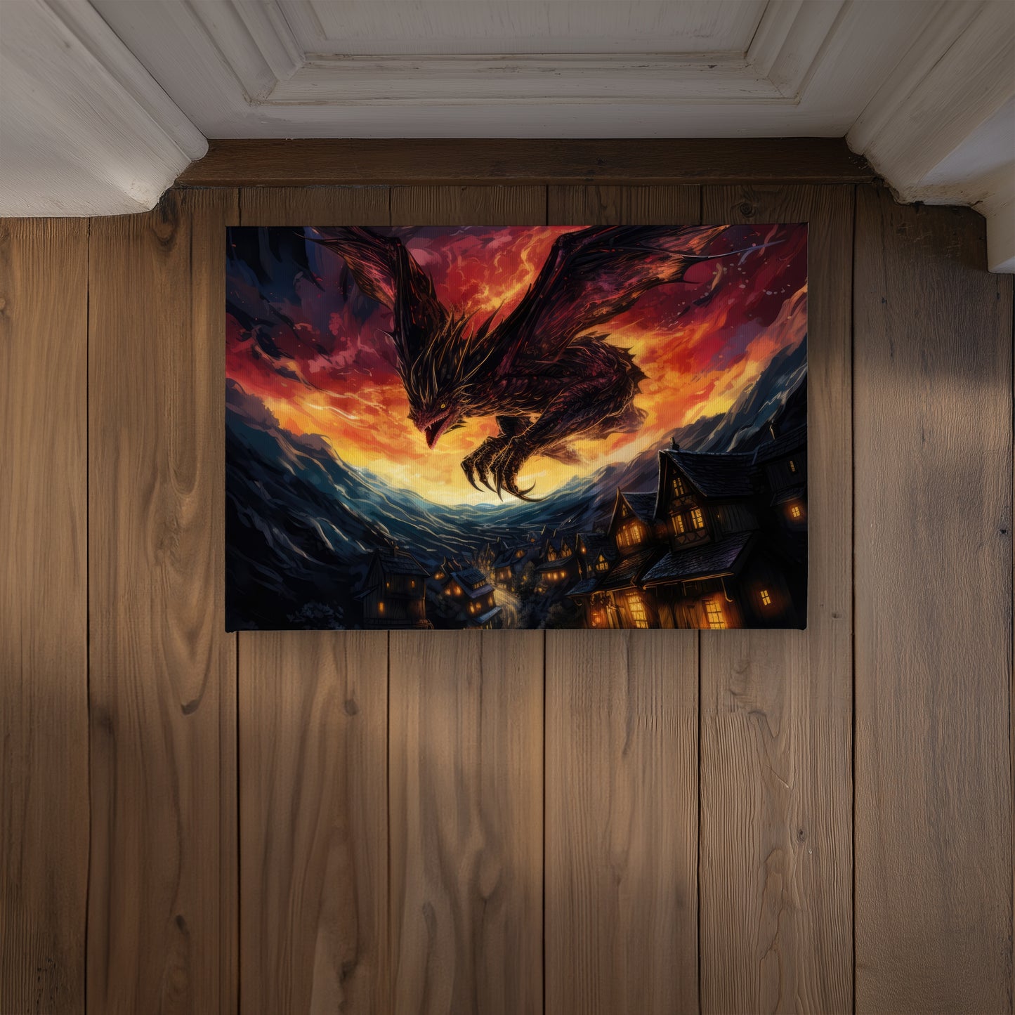 Back for Revenge Orange Indoor Outdoor Door Mat - Home Decor