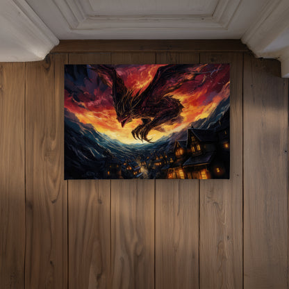 Back for Revenge Orange Indoor Outdoor Door Mat - Home Decor