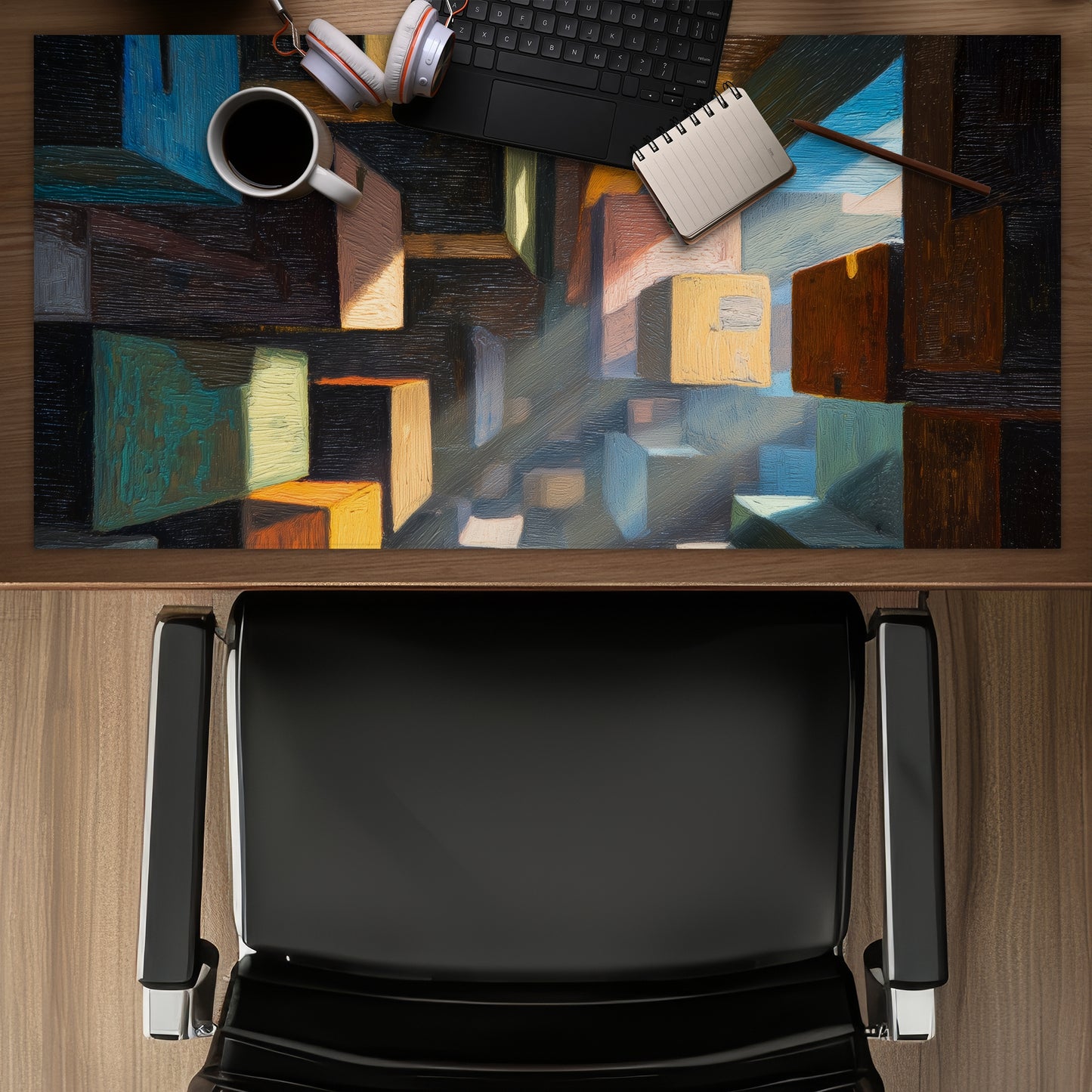 Boxed up - White Gaming Mat for Stylish Home Decor
