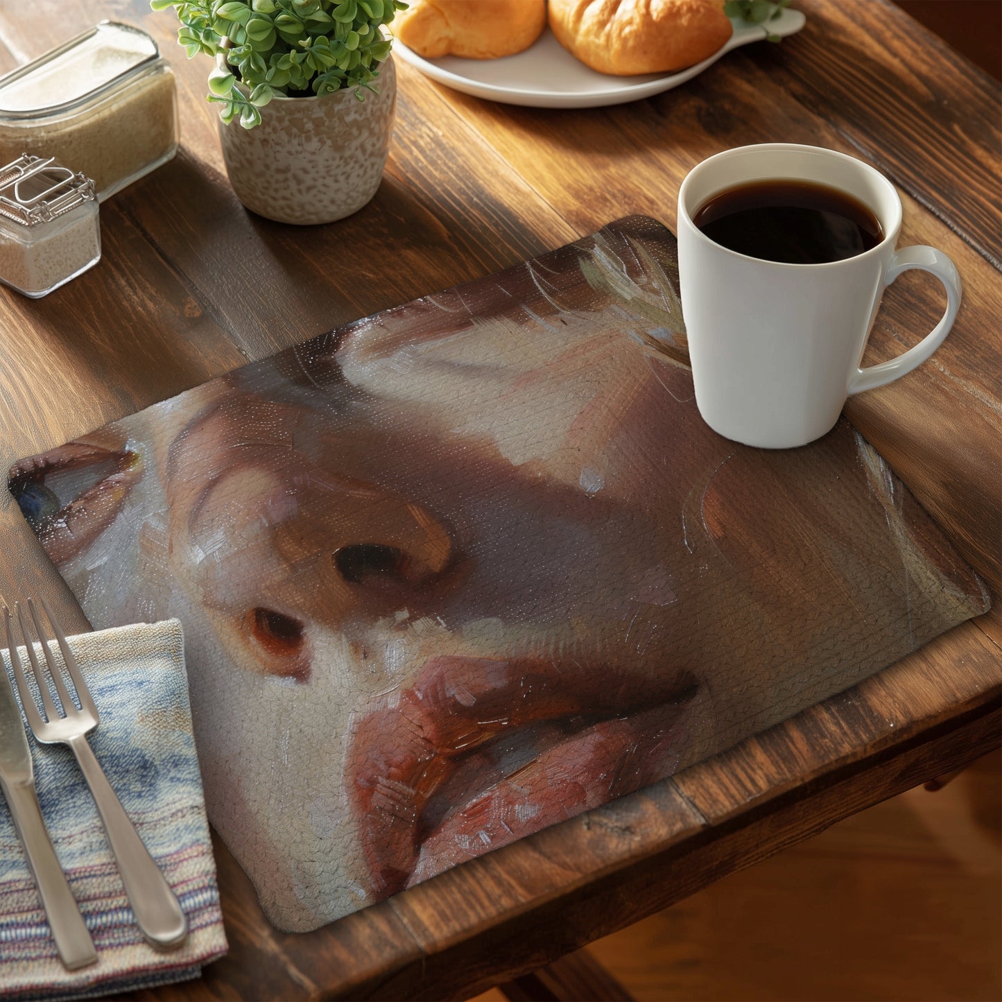Pulp Braided Polyester Placemat for Stylish Home Decor