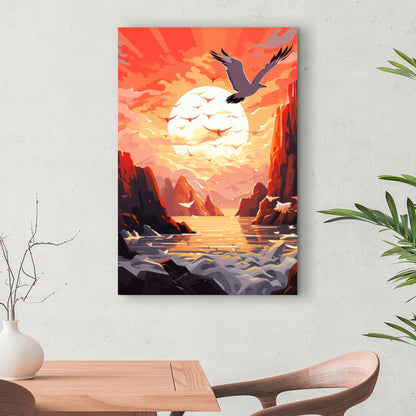 Isles of omen - 32"x32" Canvas