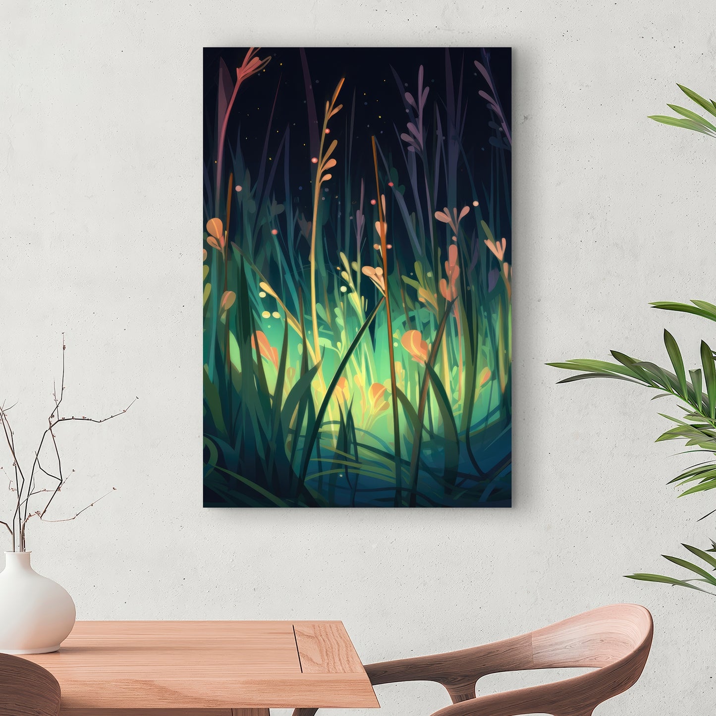 Between twigs - 32"x32" Canvas