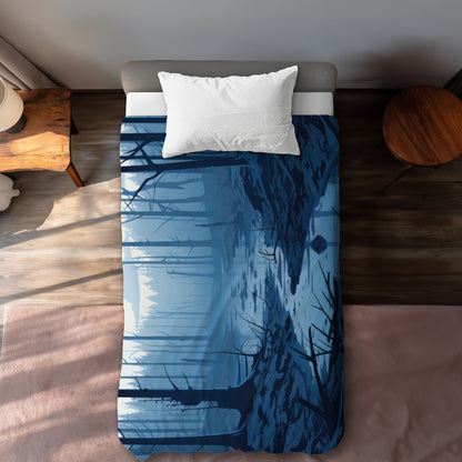Dead Lands Blue Duvet Cover | Stylish Home Decor Essentials