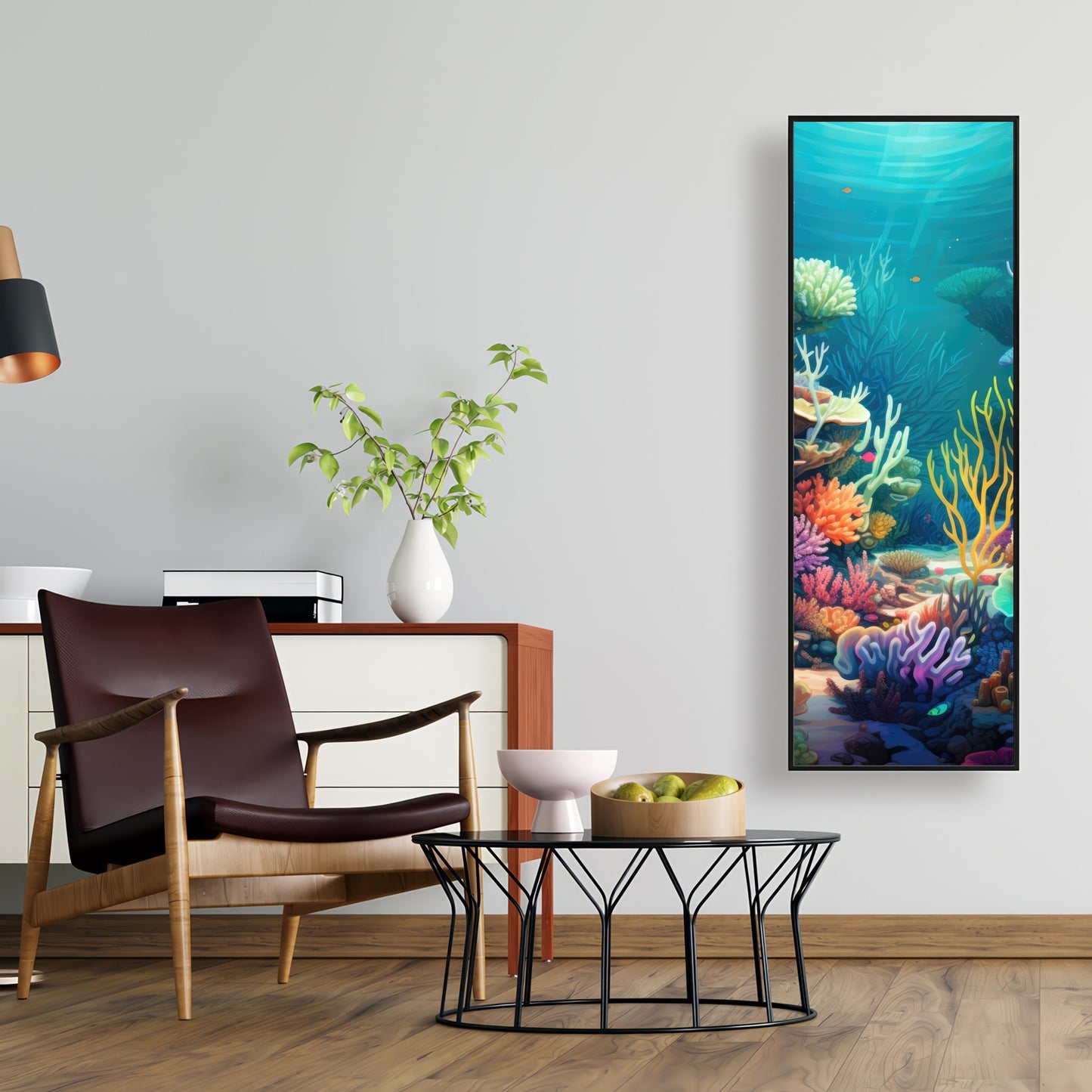 Filled with life - 36"x36" Framed canvas