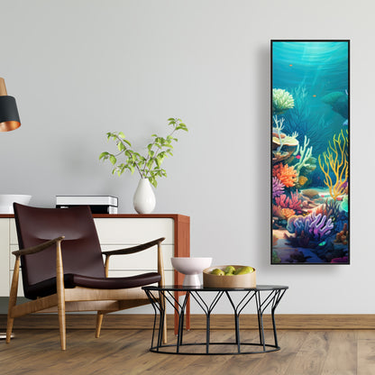 Filled with life - 36"x36" Framed canvas